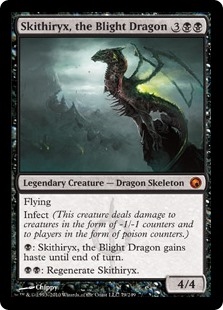 Skithiryx, the Blight Dragon Scars of Mirrodin